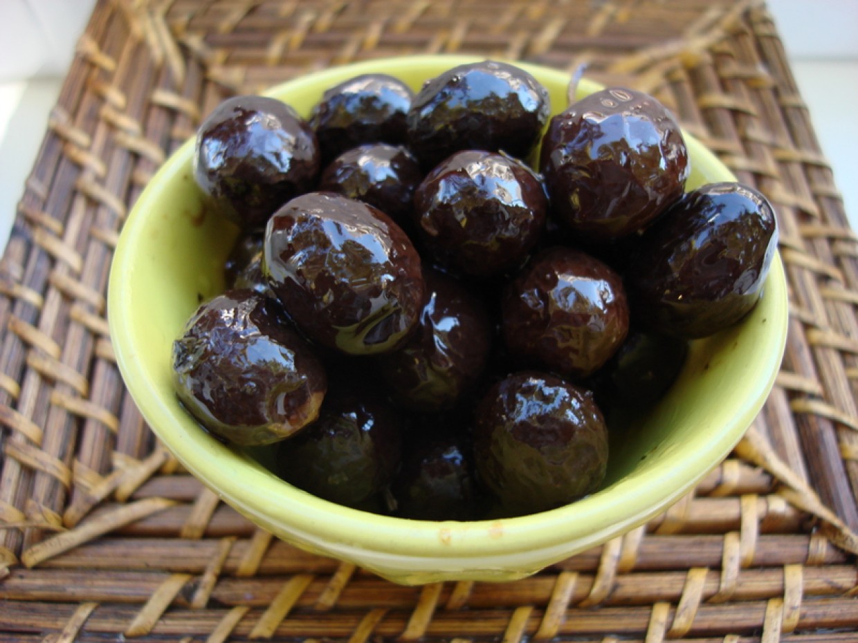 Gros plan sur les olives de Nyons aoc